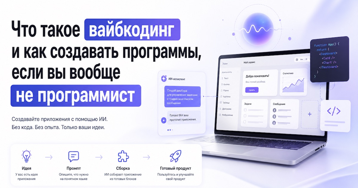 Что такое вайбкодинг и как создавать программы, если вы вообще не программист